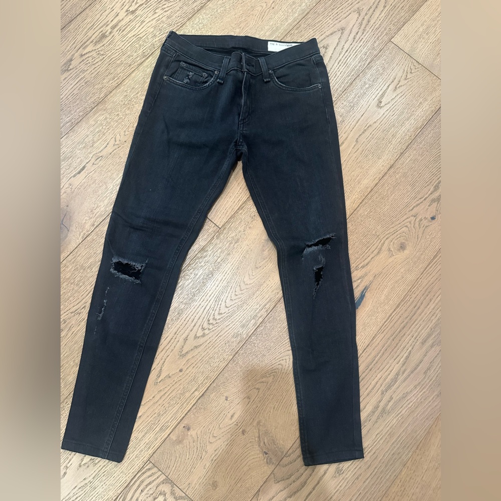 Rag & Bone Charcoal Denim Jeans